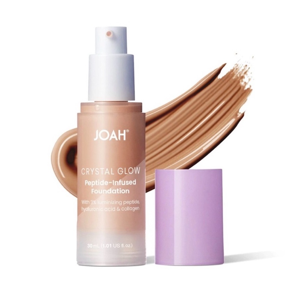 TW050 JOAH Crystal Glow Peptide-Infused Foundation - Tan Warm